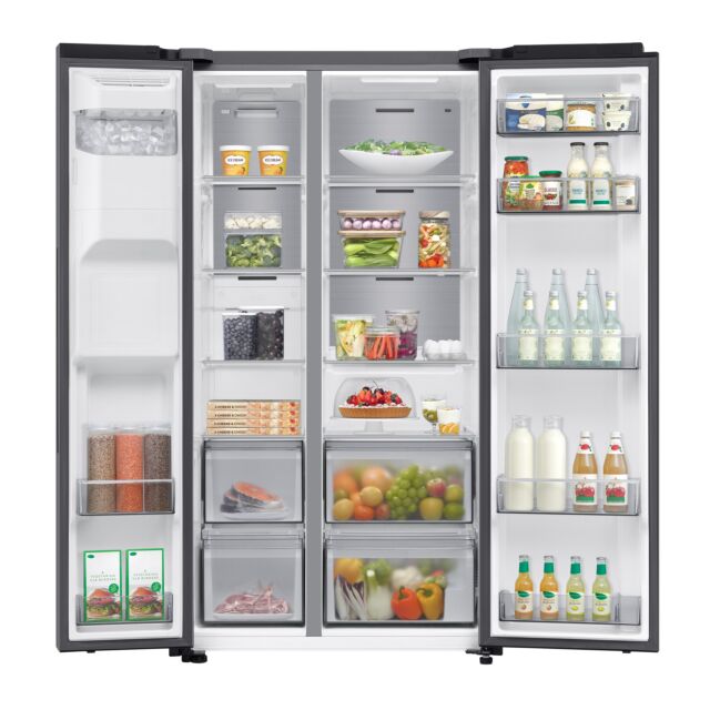 Samsung RS70F64KETEU H1780 W912 D726 Side By Side American Fridge Freezer - Silver