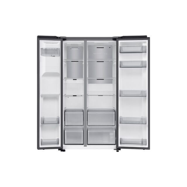 Samsung RS70F66KCFEU 91cm Side by Side American Fridge Freezer - Black