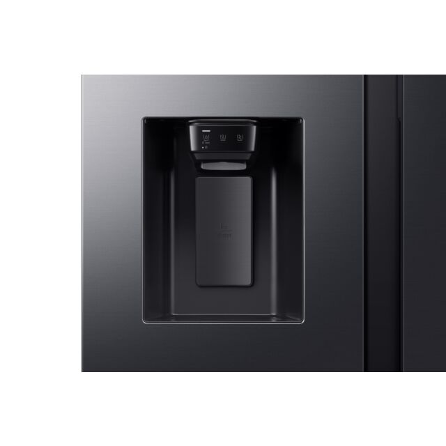 Samsung RS70F66KCFEU 91cm Side by Side American Fridge Freezer - Black