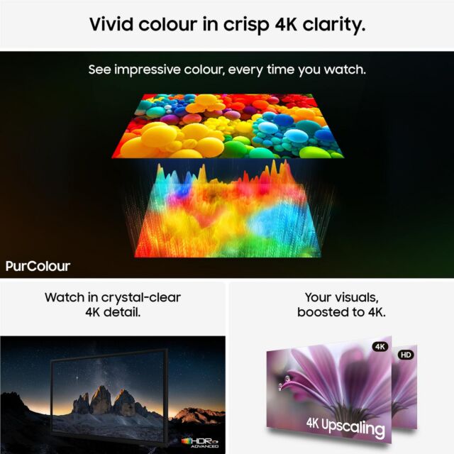 Samsung UE65U8020HKXXU 65inch 4K Crystal UHD Vision AI Smart TV