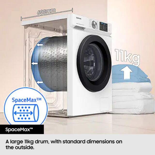 Samsung WW11DG5B25ABEU 11kg 1400 Spin Washing Machine - Black