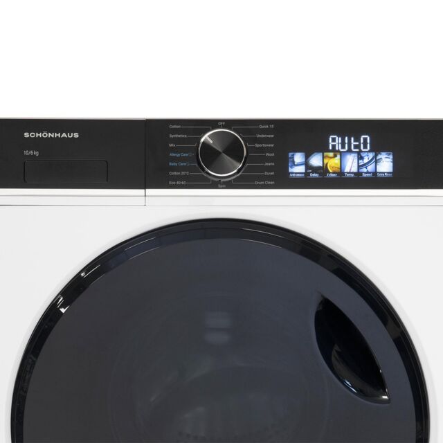 Schonhaus WDSF0110614AW Freestanding 10Kg/6Kg Washer Dryer