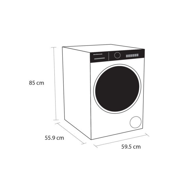 Schonhaus WDSF0110614AW Freestanding 10Kg/6Kg Washer Dryer