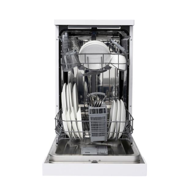 Sensis DWF0110SLEW Slimline Dishwasher, Freestanding, White, 10 Place Settings