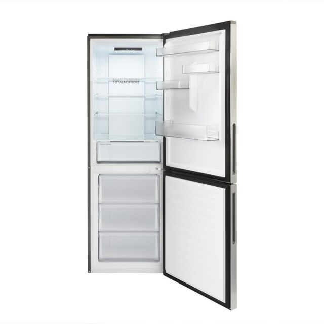 Sensis RFCMF0160ES Silver H1850 W595 D667 60/40 Total Nofrost Fridge Freezer Fr 120L Frid 235L