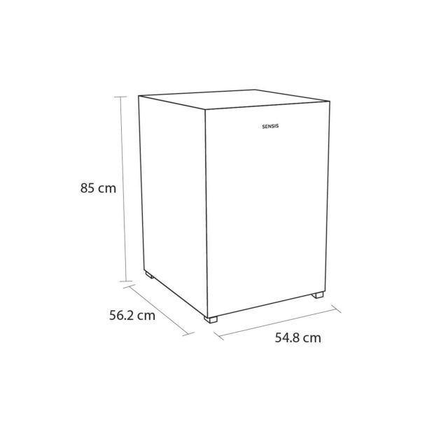 Sensis RFUCF01L54EW White H850 W548 D562 Undercounter Larder Fridge - 129L 