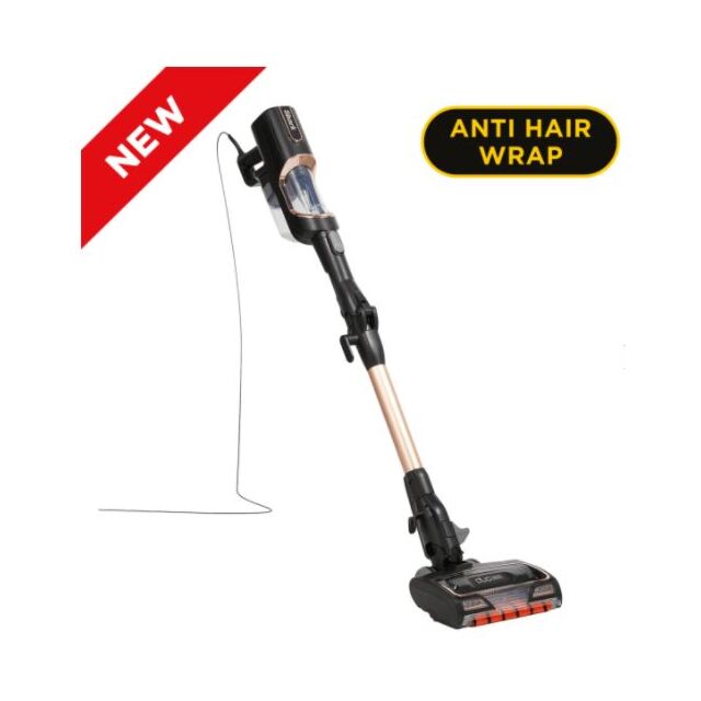 Shark HZ500UKT Rose Gold Anti Hair Wrap Corded Stick Vacuum Cleaner With Flexology And Truepet