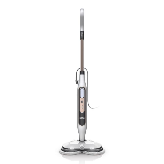Shark S8201UK Steam & Scrub Automatic Steam Mop with Steam Blaster - White