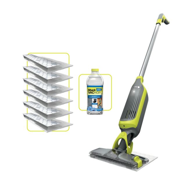 Shark VM200UK Shark VacMop Cordless 2-in-1 Vacuum Mop with Targeted Spray - 9 Min 30 Sec Run Time -