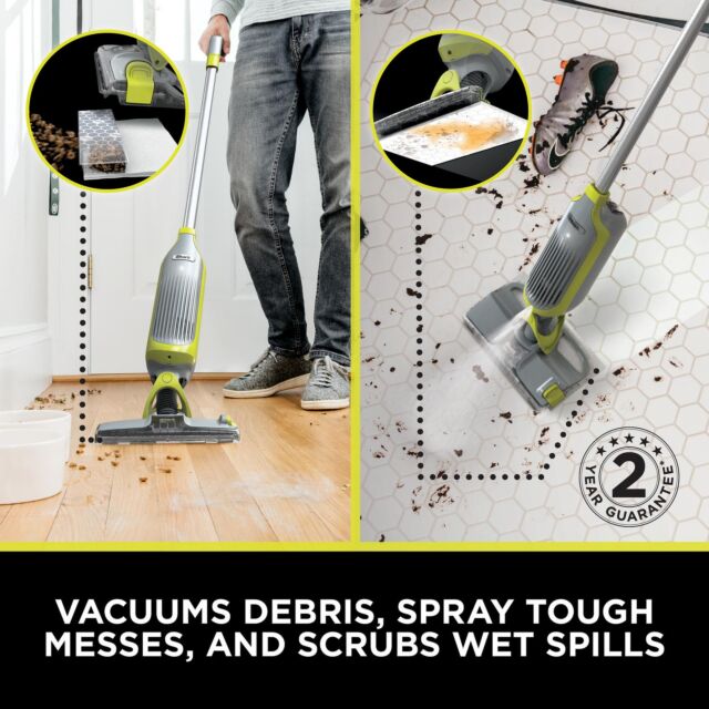 Shark VM200UK Shark VacMop Cordless 2-in-1 Vacuum Mop with Targeted Spray - 9 Min 30 Sec Run Time -