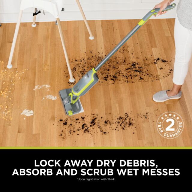 Shark VM200UK Shark VacMop Cordless 2-in-1 Vacuum Mop with Targeted Spray - 9 Min 30 Sec Run Time -