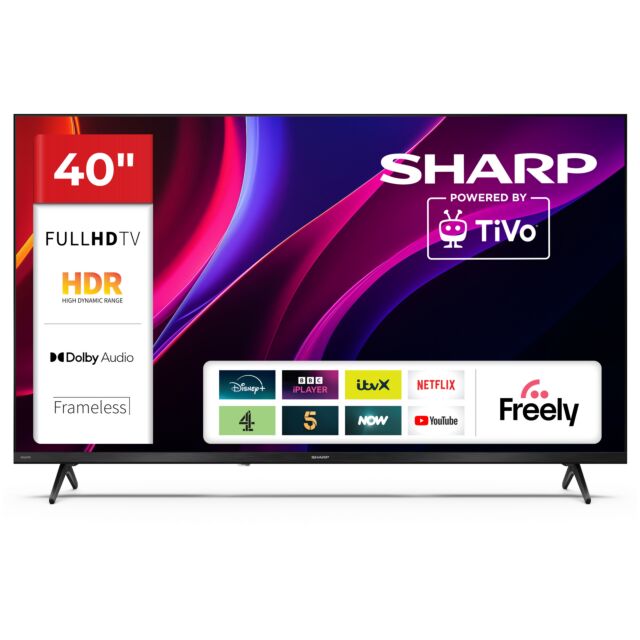 Sharp 2T-C40HE2245KB FHD 40 inchTV - Black