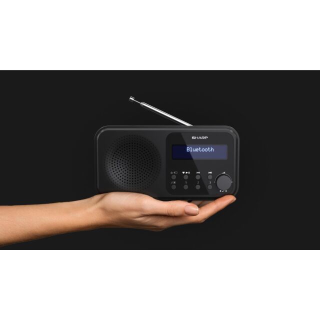 Sharp DR-P420 BK DR-P420(BK) Wireless DAB Radio - Black