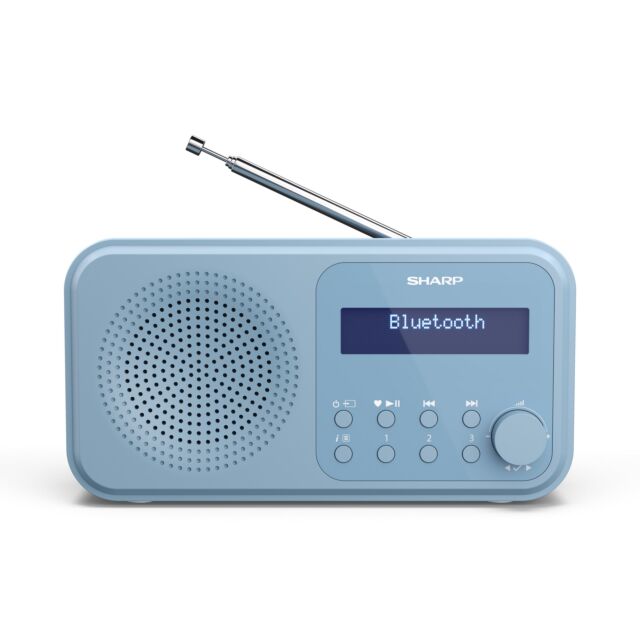 Sharp DR-P420(BL) Portable Digital Radio - Blue