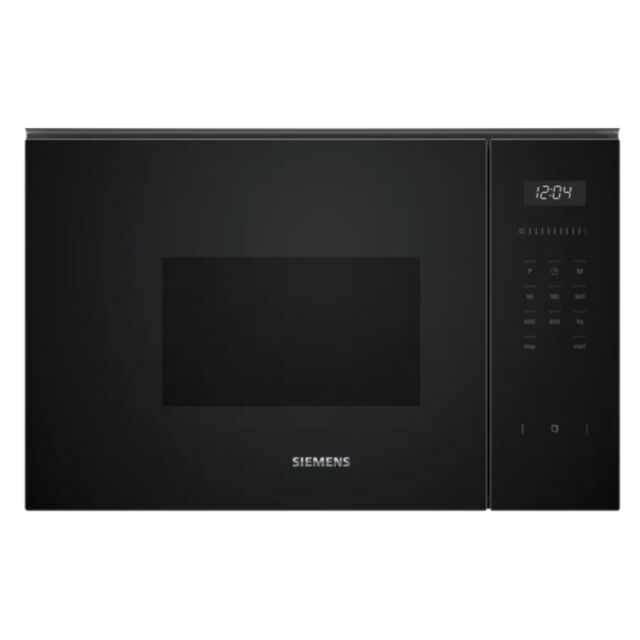 Siemens BF525LMB1B Black Up to 800W, 20 litres, 5 power levels, electronic control, left hinged door
