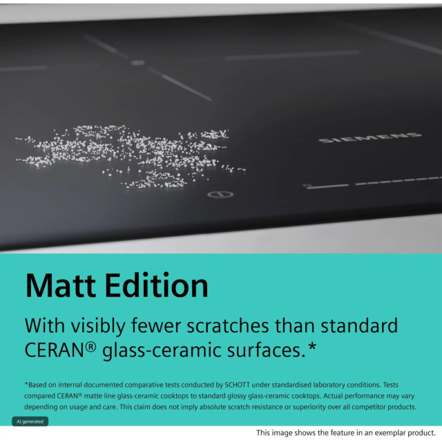 Siemens EX81AHYC1E Iq700 Induction Hob 80 Cm Matt Black
