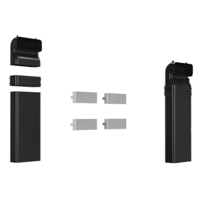 Siemens HZ9VDKE1 Ducted exhaust starter kit for min. 60cm deep worktops. Includes: 1x small radius 9