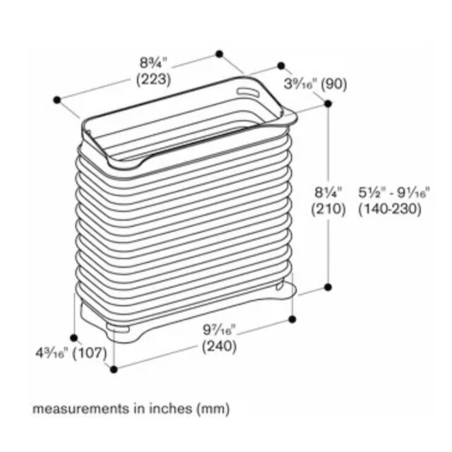 Siemens HZ9VDSS2 Flexible Connection piece for use between straight channel ducting components and b