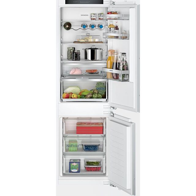 Siemens KI86NVFE0G 1772H 541W 548D Nofrost Bottom Freezer, Led Light, Xxl Freshbox Drawer, Hyperfres