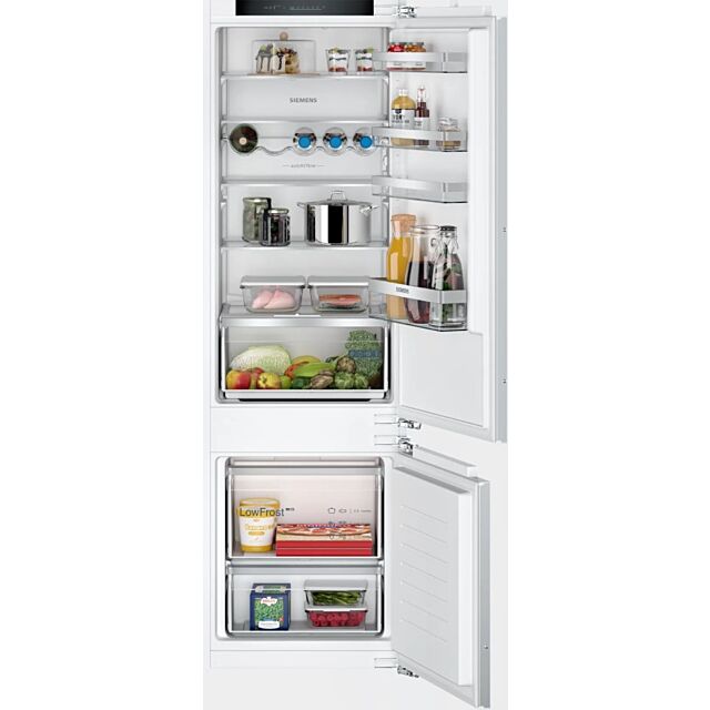Siemens KI87VVFE0G 1772H 541W 548D Low Frost Bottom Freezer, Fresh Box, Fixed Hinge, 70/30 Split