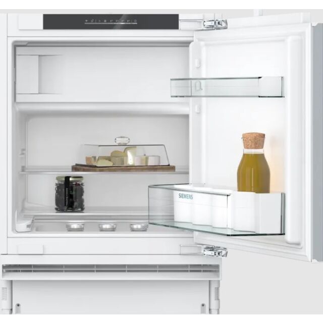 Siemens KU22LVFD0G 820H 598W 548D Under Counter Fridge With Ice Box, 2 Vegetable Drawers, 1 With Sli