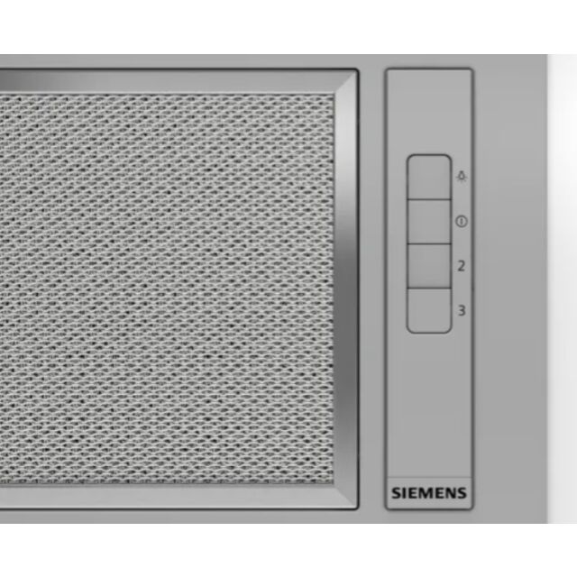 Siemens LB53NAA30B Metallic silver 53cm, 3 speed, LED lights, Quick fix system, Push buttons. Option