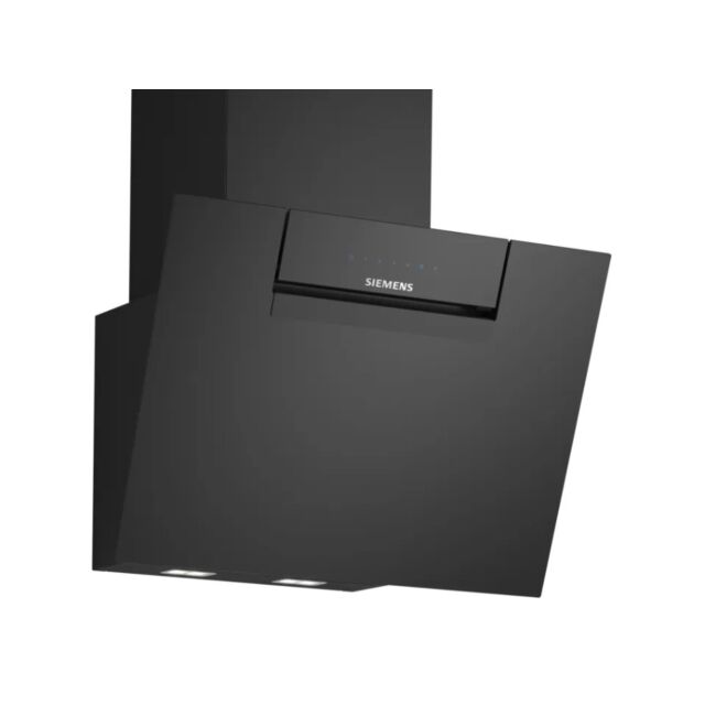Siemens LC67KFN60B 60cm, Angled Glass Wall Hood, Smart Hood Automatic, Touch Control, LED Lights. Op