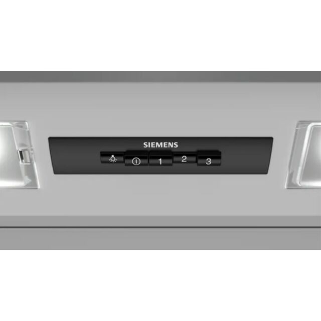 Siemens LE66MAC00B Metallic silver 60cm, 3 speeds, LED lights, high extraction rate. Optional Standa