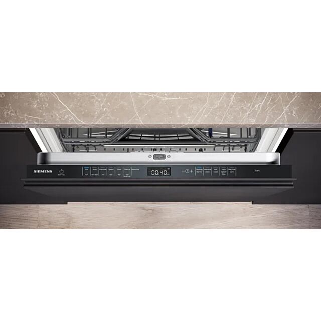 Siemens SN95EX12CG Black touch con autoOpen Dry, 8 programmes, flexComfort baskets, varioDrawer, Blu
