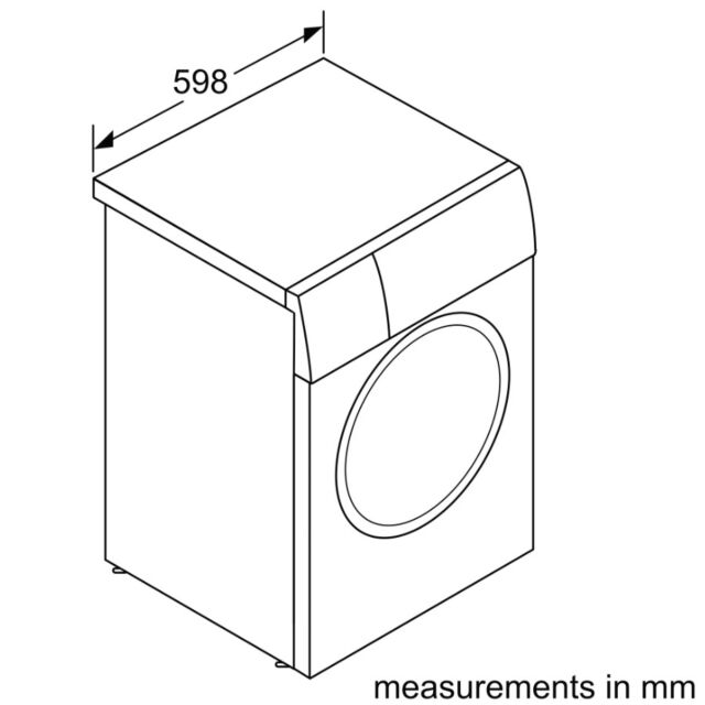Siemens WG56G2Z4GB 10kg, 1600rpm, steam smartFinish, stainRemoval, iQdrive, varioSpeed, LED display,