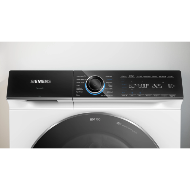 Siemens WG66B2A1GB Capacity 11kg, 1600rpm, intelligent dosing, Detergent scan, powerSpeed 59, stainR