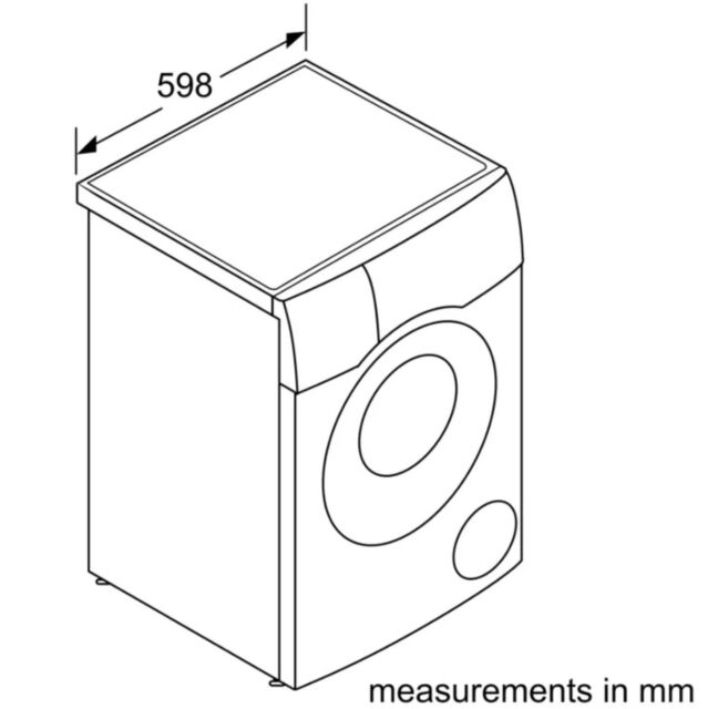 Siemens WN54C2ATGB Silver 10.5kg/ 6kg, 1400rpm, Home Connect, intelligent dosing, Prewash, varioSpee