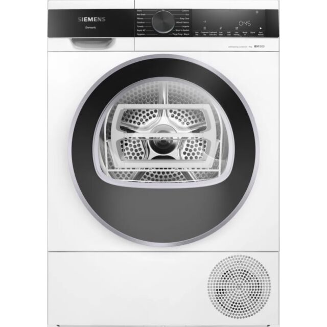 Siemens WQ45G200GB White 9kg, Heat Pump dryer, selfCleaning condenser, LED display, Time delay / Tim
