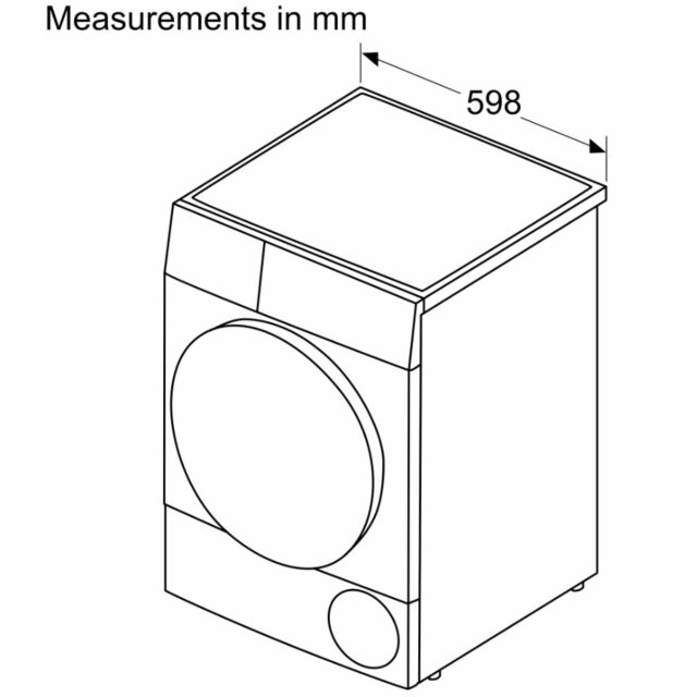 Siemens WQ45G202GB White 9kg Heat Pump Tumble Dryer - White
