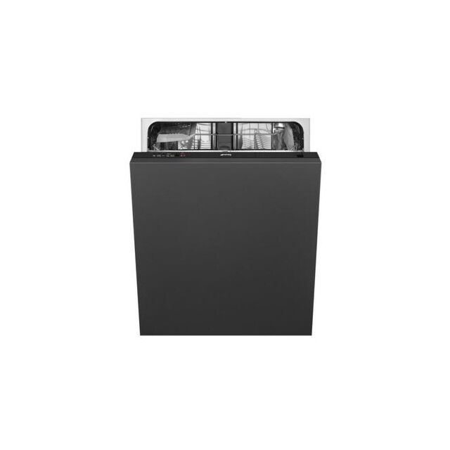 Smeg DI12E1 Smeg DI12E1 Integrated Full Size Dishwasher - Black Control Panel - A+ Energy Rated