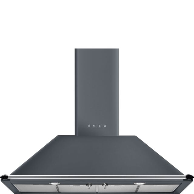 Smeg KT110GRE Slate Grey Victoria 110 Chimney Hood