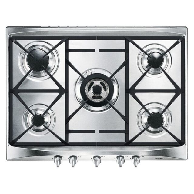 Smeg SR275XGH2 S/Steel 70Cm Built-In Gas Hob (Lpg Conversion Kit Included)