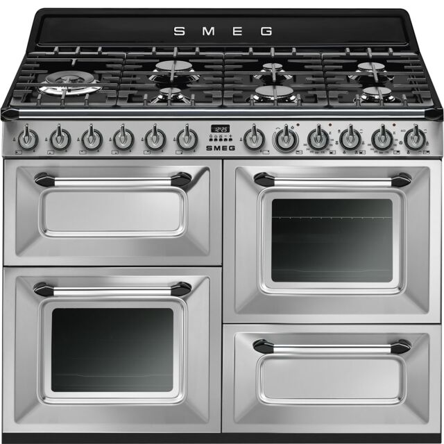 Smeg TR4110X-1 S/Steel Victoria 110 Dual Fuel Range Cooker