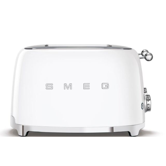 Smeg TSF03WHUK White 4 Slice Toaster
