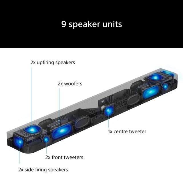 Sony HTA7100.CEK BRAVIA Theatre Bar 7 Dolby Atmos Soundbar - Black