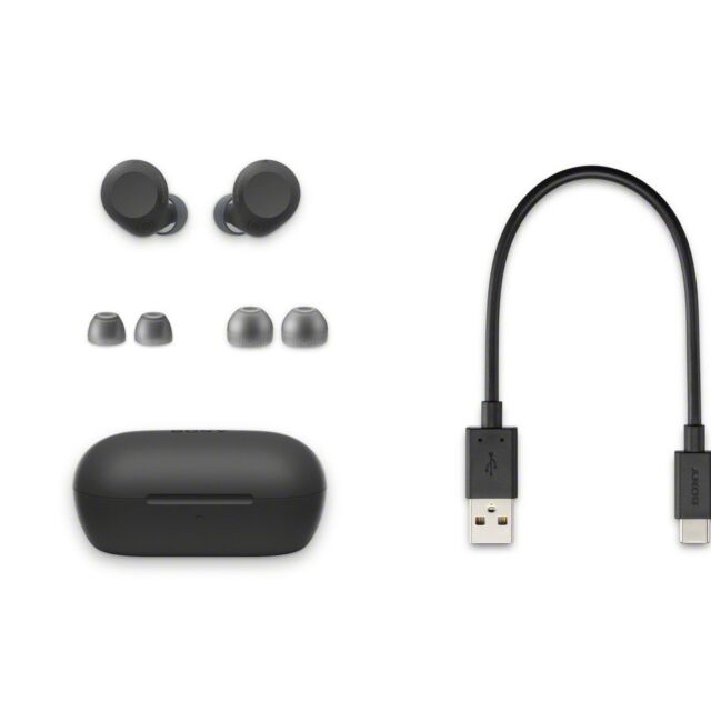 Sony WFC710NB.CE7 Wireless Noise Cancelling Bluetooth Earbuds - Black