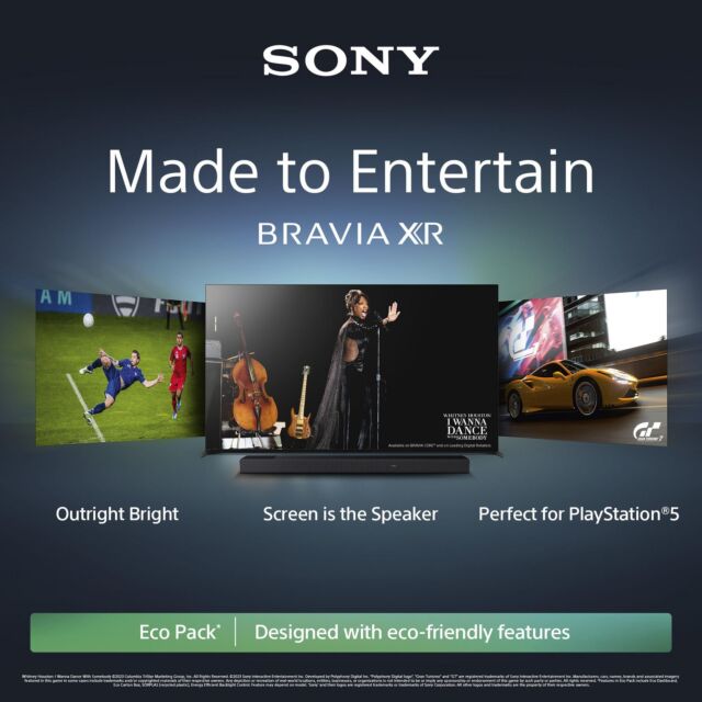Sony XR77A80LU 77inch4K OLED Google Smart TV