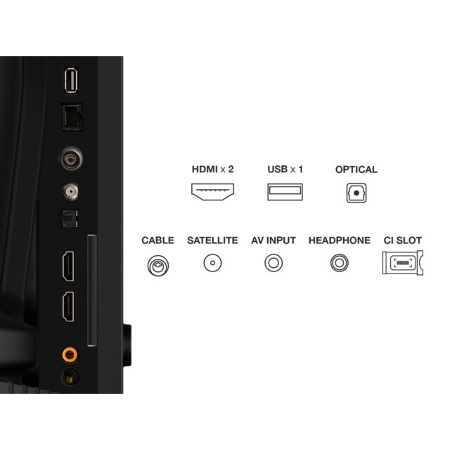 TCL 40V5C-UK 40inch QLED FHD HDR Android TV