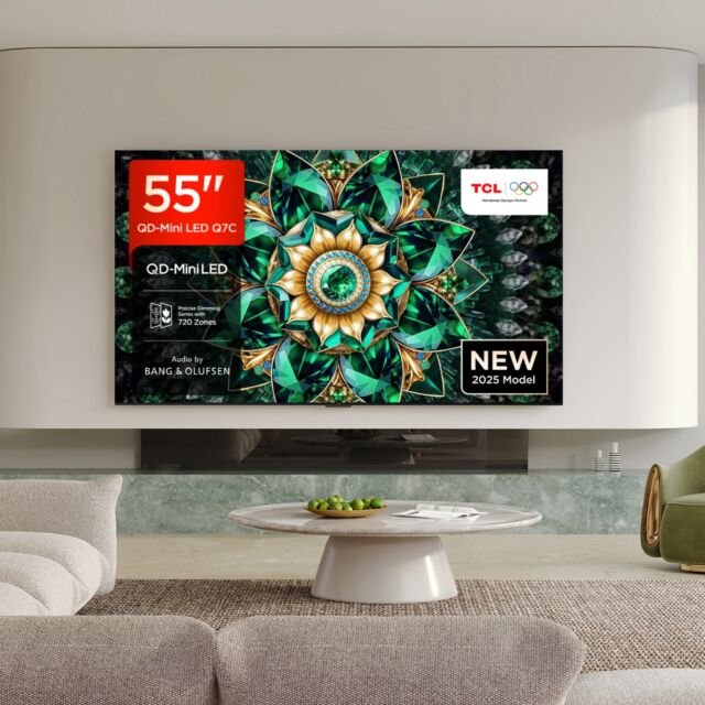 TCL 55Q7C-UK 55inch 4K QD-Mini LED UHD Smart Google TV