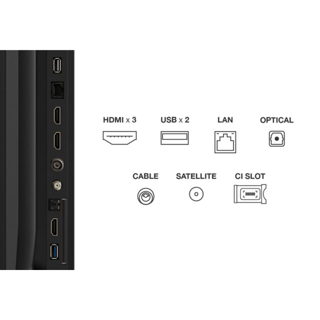 TCL 75V6C-UK 75inch 4K Direct LED HDR TV Google TV