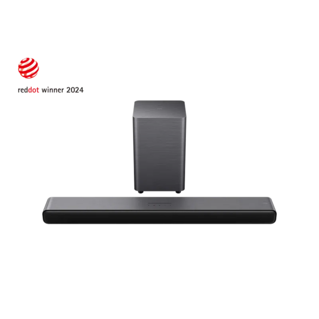 TCL S55H 2.1 ch Dolby Atmos & DTS Virtual:X Wireless Soundbar with Wireless Subwoofer - Dark Titaniu