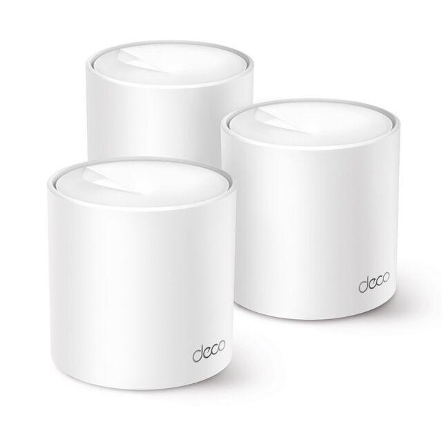 tp-link DECOX1500 Whole Home Mesh Wi-Fi 6 System - White