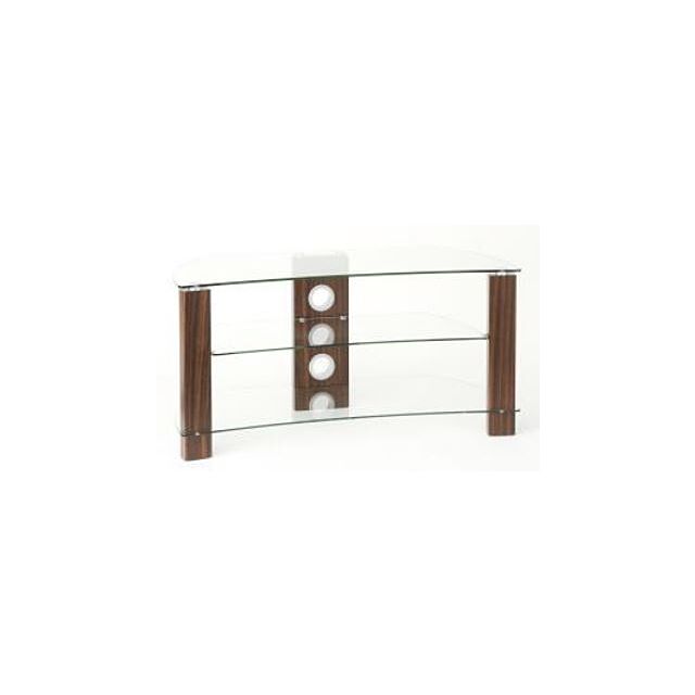 TTAP AVS-L640-1000-3WC Walnut Vision Curve 1000 TV Stand 