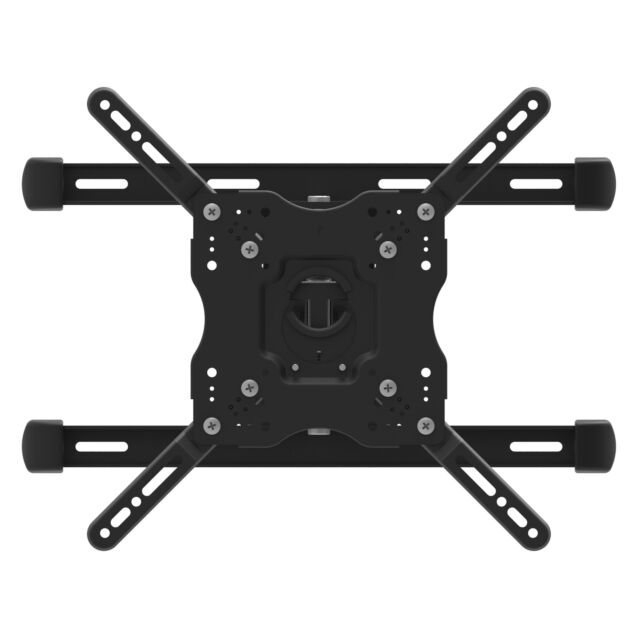 TTAP TTD404DAEX Black Double Arm, Tilt -5 - +10°, Swivels 90°, Extends 705mm, Wgt 45Kg,
Up to 65inch (A