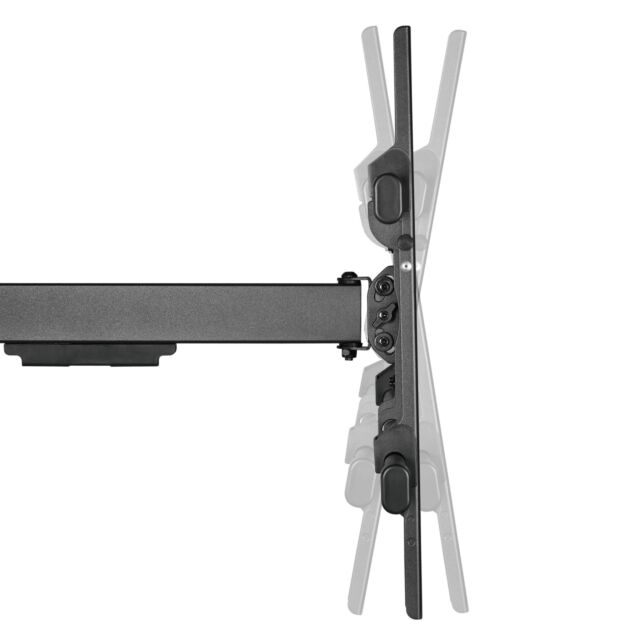 TTAP TTD604DA4 Black Double Arm, Tilt -5 - +15°, Swivels 90°, Ext 1015mm, Wgt 50Kg, Up to 80inch